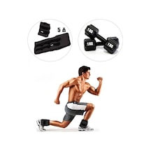 5 Kg X 2 Adet Siyah El Ayak Bileği Ağırlığı + Dambıl Set Siyah