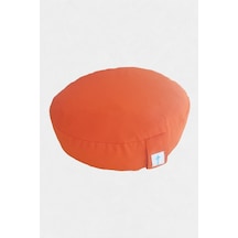 Mirzade Yuvarlak Puf Minderi 45x45-turuncu Diğer