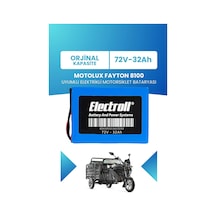 Motolux Fayton 8100 Uyumlu Batarya Lifepo4 72v 32ah Elektrikli Motorsiklet Bataryası