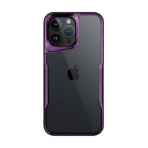 Apple iPhone  Uyumlu,  16 Pro Max Kılıf Boyi Silikon Kapak - Derin Mor