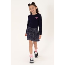 U.s. Polo Assn. Kız Çocuk Lacivert Elbise Triko 50316833-vr033 Lacıvert