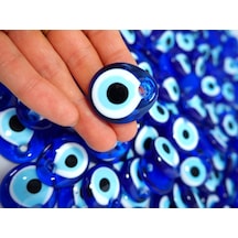Cam Nazar Boncuğu Minik Boy 10 Adet 3 Cm