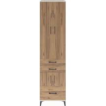 Hyperion Dolap 5 Raflı 3 Çekmeceli 4 Kapaklı 60x44x243 Aytaşı-çam Aytası