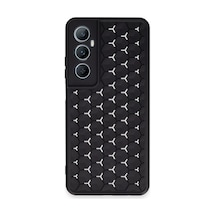 Realme C65 Uyumlu Kılıf Petek Silikon Kapak - Siyah