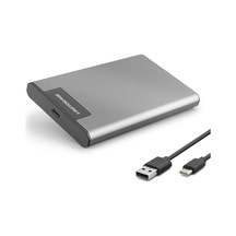 2.5" Inç Sata Hdd/ssd Harici Disk Kutusu Usb 3.0 Type-c Rgb - Gümüş Hdx1782