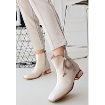 Melina Bej Cilt Topuklu Bot 001