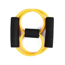 Petinka 8 Şeklinde Direnç Bandı Yoga Plates Ve Vücut Geliştirme Egzersiz Bandı Çok Renkli