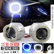 Bi-xenon Far Merceği Universal 2.5" Kare Angel
