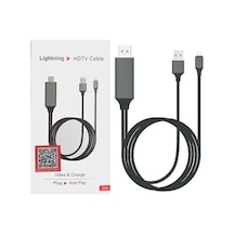 Lightning To HDMI HD TV Görüntü Aktarma Kablosu iPhone Apple Uyumlu iPad  IOS