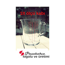 Paşabahçe Mason Cash Desenli Cam Ölçü Kabı, 1000 Ml, Şeffaf Diğer