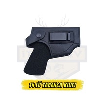İtimatav Browning 14'lü Ve Yerli Modeller İçin Hakiki Deri Bel Kılıfı Haki