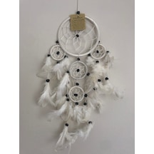 Dreamcatcher, Düş Kapanı, Rüya Kapanı 12cm Beyaz