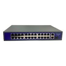 Novacom Nvc-hıf2421gbl-c 24+2+1 Port 10/100/1000 Gigabit Uplink Poe Switch