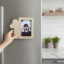 Doğum Günü Hatırası 1 Yaş Ahşap Magnet 10'lu