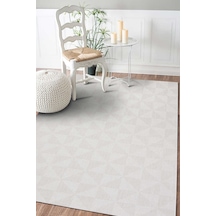 Kaymaz Yıkanabilir Doğal Dokulu Krem Dekoratif Sisal Halı Siesta 1509