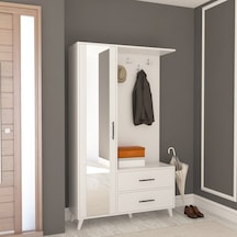 Afillibebek Tamamı Mdf Oslo Kapaklı Ve Aynalı Portmanto Ayakkabılık Afillibebek Tamamı Mdf Oslo Kapaklı Ve Aynalı Portmanto Ayakkabılık