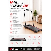 Voit V-fit By Compact Vibe Dual Line Titreşimli Yürüyüş Bandı 10 Km/sa Bluetooth Manuel Eğimli