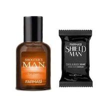 Farmasi Shooter's Man Erkek Parfüm EDP 50 ML + Shield Erkek Sabun 100 G