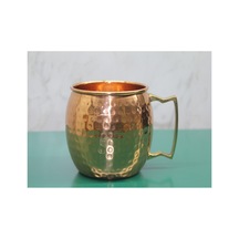 2 Adet Pirinç Kupa Bardak Metal Mug Kupa, Ev Ve Ofis İçin Kullanım, Kupa Formunda 10 X 12 Cm 1