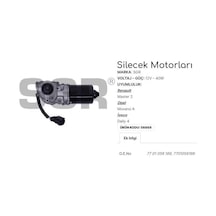 Silecek Motoru Master 2 - Opel Movano A - Iveco Daıly 4 7701058169 1
