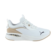Puma Softride Charm Animal Kadın Krem Spor Ayakkabı 312967-02