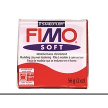 Staedtler Fimo Soft Polimer Kil 57Gr. Noel Kırmızı 8020-2