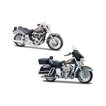 1/18 Harley-davidson İkili Motorlar 70'ler