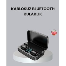 Tws A10s Bluetooth 5.0 Kulaklık Powerbank Şarj Kutulu Mini Tasarım