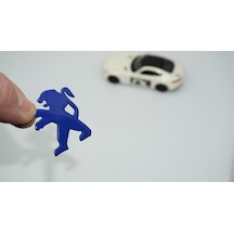 Dk Tuning Direksiyon Mavi Logo Amblem Arma Peugeot İle Uyumlu
