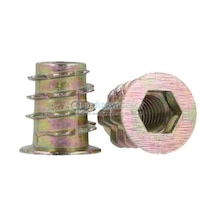M6 12x16 Mm. Zamak Metal Dübel-30 Adet