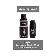 Jagler Deodorant Black 150 Ml + Jagler Man Roll-on Black 50 Ml