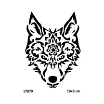 Airbrush Tattoo Motif Kurt Yapışkanlı Stencil Süsleme Ve Boyama Kalıbı Stencil Kalıp
