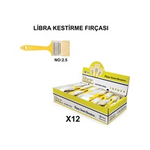 Kestirme Fırçası No 2.5, 12 Adet, Kaliteli Malzeme