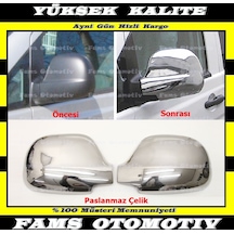 Mercedes Vito W639 Krom Ayna Kapağı 2 Prç. 2003-2010 P. Çelik