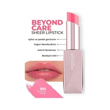 Beyond Care Sheer Lipstick 901 - Sugar Pink - Yoğun Nemlendirici Besleyici Etki - Parlak Ruj Çok Renkli