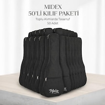 Midex Cs-21a-50x Soprano Ukulele Çantası 50'li Paket Kaliteli Siyah Kılıf 50 Adet