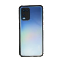 Oppo A54 4g Kılıf Miami Şeffaf Silikon - Siyah -