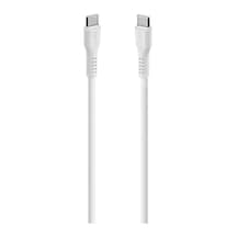 Ttec 2dk59b Usb-c - Usb-c 120cm 60w Pd/qc Beyaz Hızlı Şarj/data Kablosu