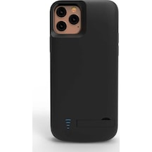Apple Uyumlu iPhone  12 Pro Max Kılıf Şarj Stand Harici Batarya 5000 Mah