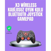 Android Uyumlu Gamepad X3 Game Stick Oyun Kolu Bluetooth Bağlantılı Najmaddin