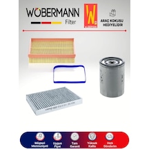 Wöbermann VW Bora 1.6 Filtre Bakım Seti 1998-2005 BCB-ATN-AUS-AZD 3K