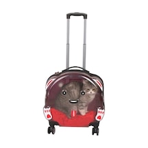 Lepus Wheel Bag Tekerlekli Kedi Ve Köpek Taşıma Çantası Pembe 42x44x23 Cm