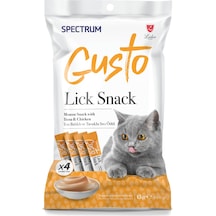 Spectrum Gusto Ton Balıklı Tavuklu Sıvı Ödül Maması 4 x 15 G