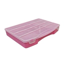 10 Bölmeli Kapaklı Kutu Pembe