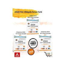 2024 Yılı 3 Büyülk Sınav Ayt-tyt Ve Msü Çıkmış Sorular 2024 Tıpkı Basımlar