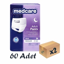 Medcare 8 Damla Maxi Emici Külot Hasta Bezi M 2 x 30'lu
