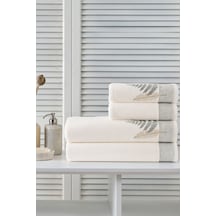 Cotton Bliss Havlu Seti Krem-yeşil Yeşil/krem