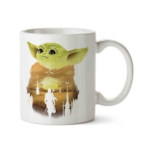 Yoda Baby Yoda Kupa Bardak Çok Renkli