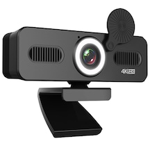 Elebest HD 4K USB Dolgu Işıklı Webcam