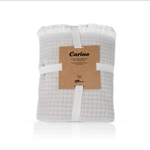 Carıno - Kum Karelitv Battaniyesi- Koltuk Şalı %100 Akrilik